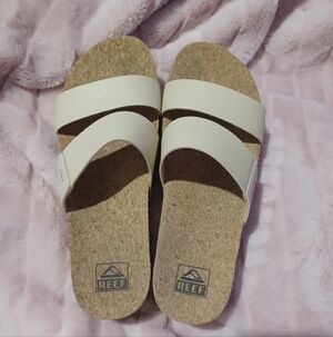 Reef Women's Tan Slide Sandals